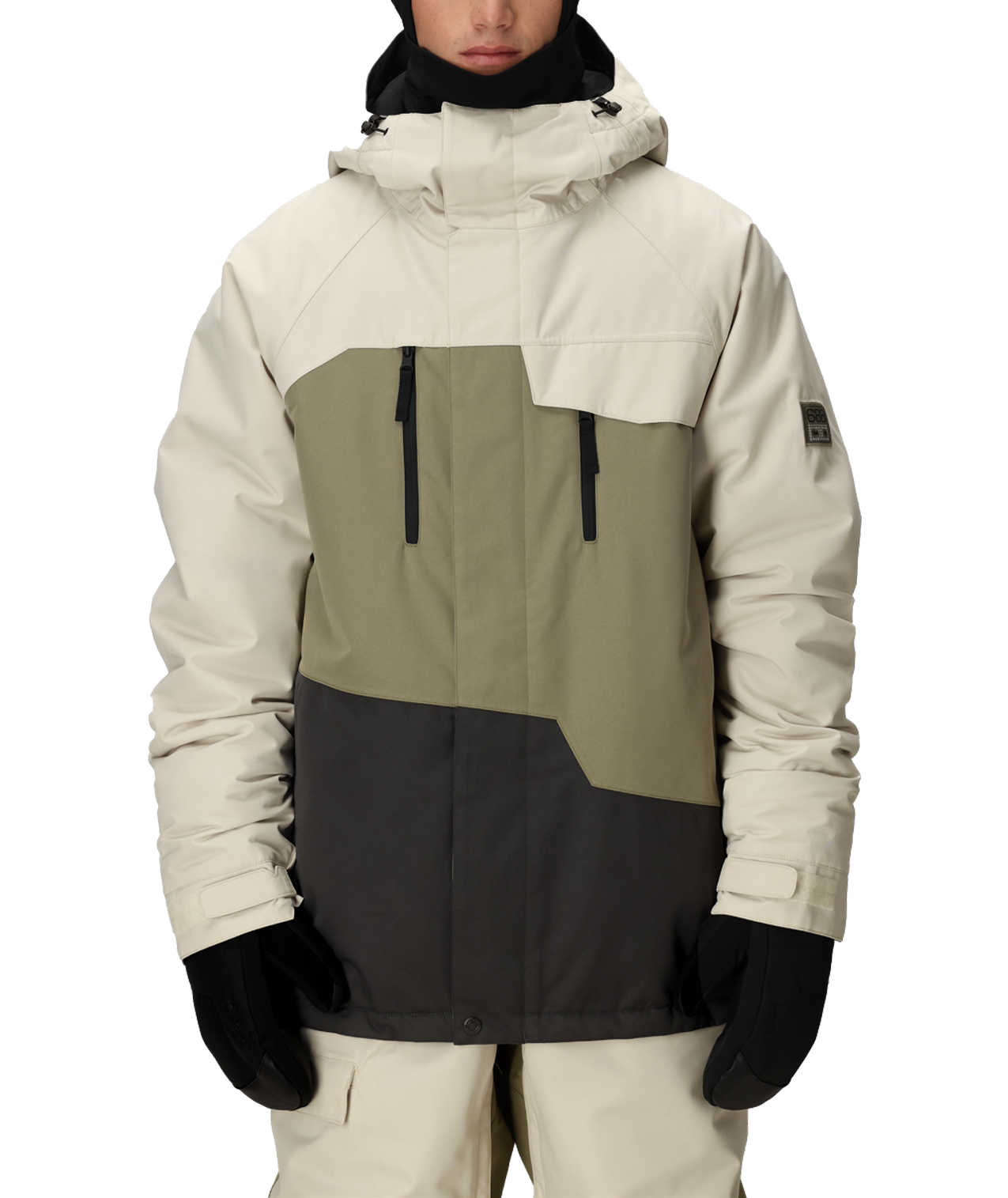 MENS GEO™ INSULATED JACKET - LIMESTONE COLORBLOCK