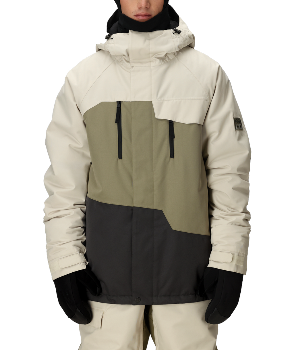 MENS GEO™ INSULATED JACKET - LIMESTONE COLORBLOCK