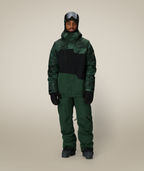 MENS GEO™ INSULATED JACKET - MOSS GREEN COLORBLOCK