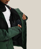 MENS GEO™ INSULATED JACKET - MOSS GREEN COLORBLOCK