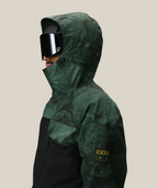 MENS GEO™ INSULATED JACKET - MOSS GREEN COLORBLOCK