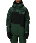 MENS GEO™ INSULATED JACKET - MOSS GREEN COLORBLOCK