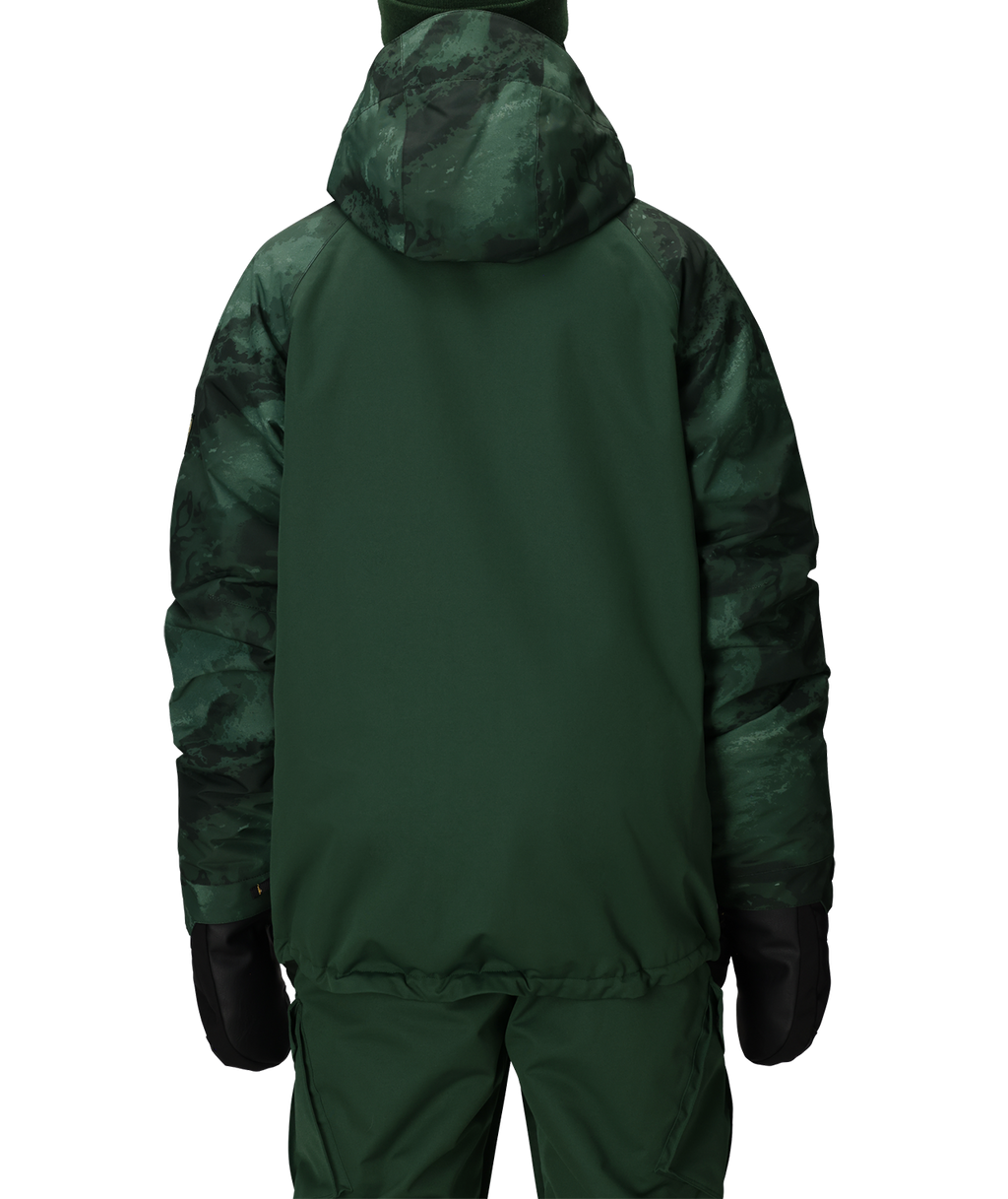 MENS GEO™ INSULATED JACKET - MOSS GREEN COLORBLOCK