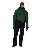MENS GEO™ INSULATED JACKET - MOSS GREEN RIPSTOP COLORBLOCK
