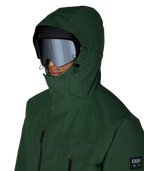 MENS GEO™ INSULATED JACKET - MOSS GREEN RIPSTOP COLORBLOCK