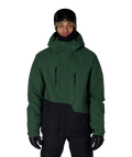 MENS GEO™ INSULATED JACKET - MOSS GREEN RIPSTOP COLORBLOCK