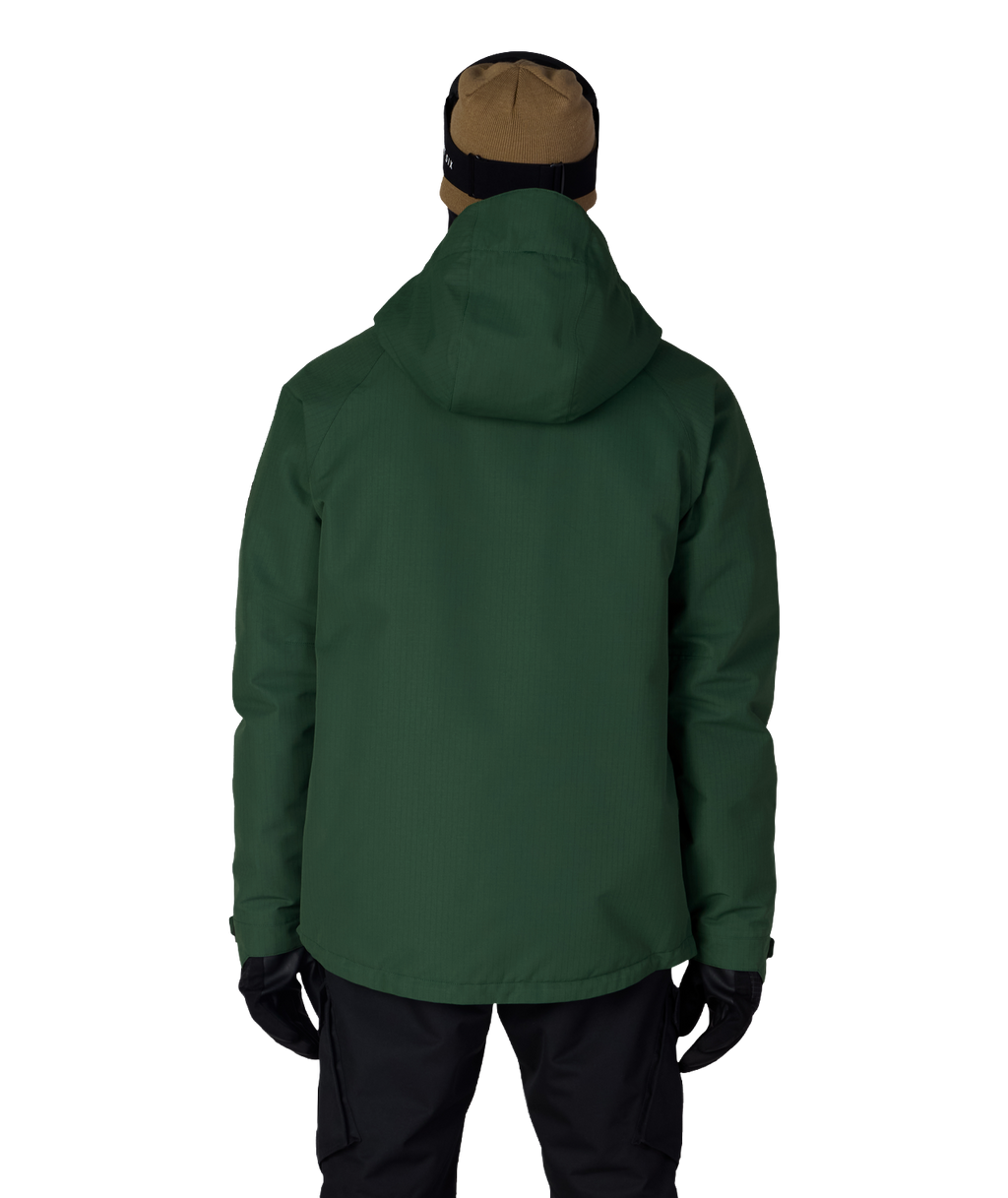 MENS GEO™ INSULATED JACKET - MOSS GREEN RIPSTOP COLORBLOCK