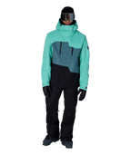 MENS GEO™ INSULATED JACKET - WASABI COLORBLOCK