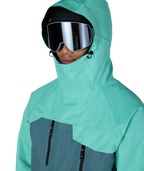MENS GEO™ INSULATED JACKET - WASABI COLORBLOCK