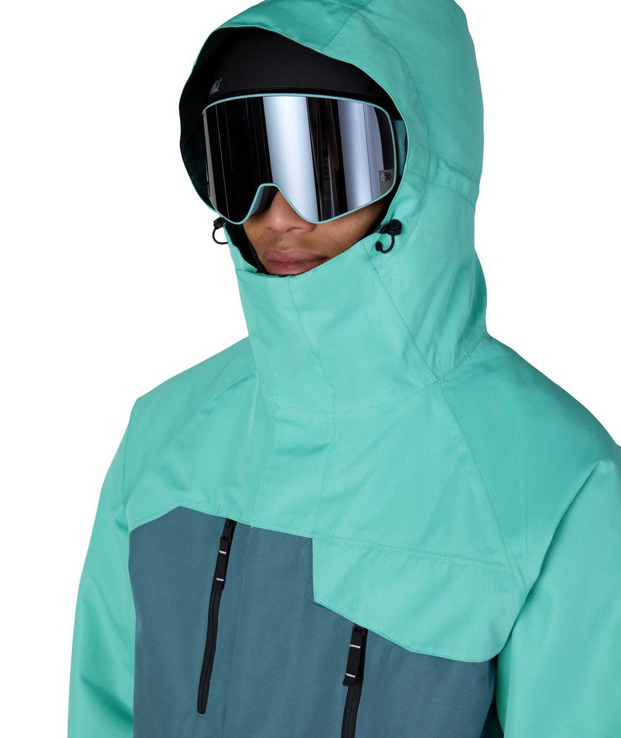 MENS GEO™ INSULATED JACKET - WASABI COLORBLOCK
