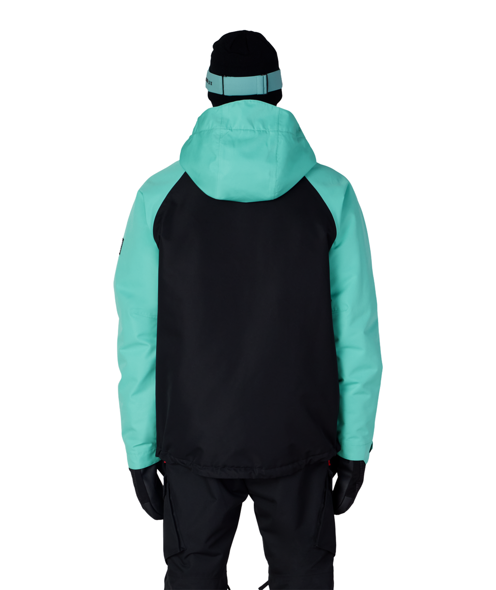 MENS GEO™ INSULATED JACKET - WASABI COLORBLOCK
