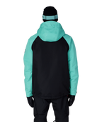 MENS GEO™ INSULATED JACKET - WASABI COLORBLOCK
