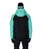 MENS GEO™ INSULATED JACKET - WASABI COLORBLOCK