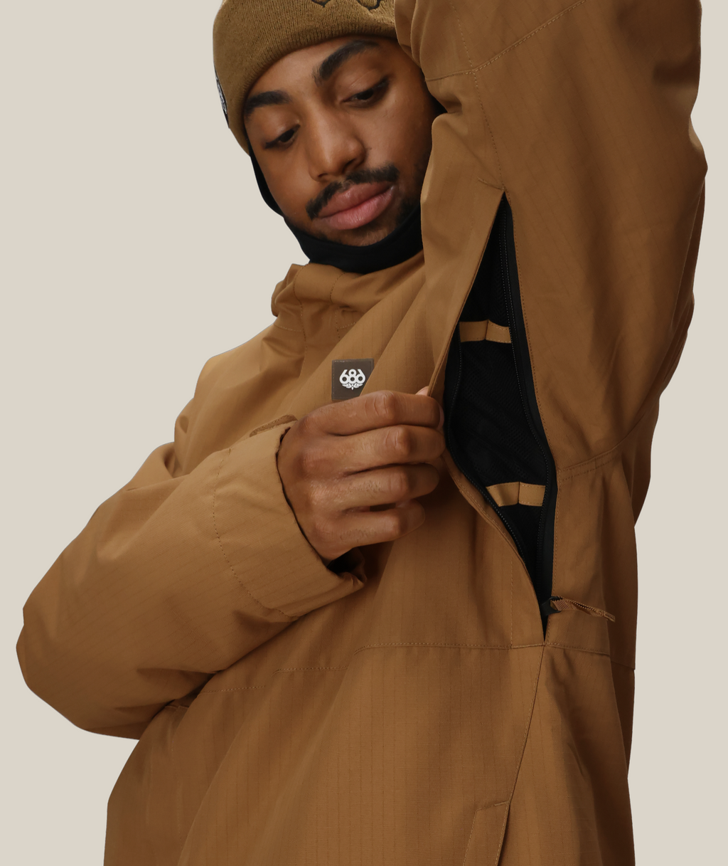 MENS FOUNDATION™ INSULATED JACKET - CARAMEL RIPSTOP
