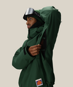 MENS DOJO SHELL JACKET - MOSS GREEN RIPSTOP