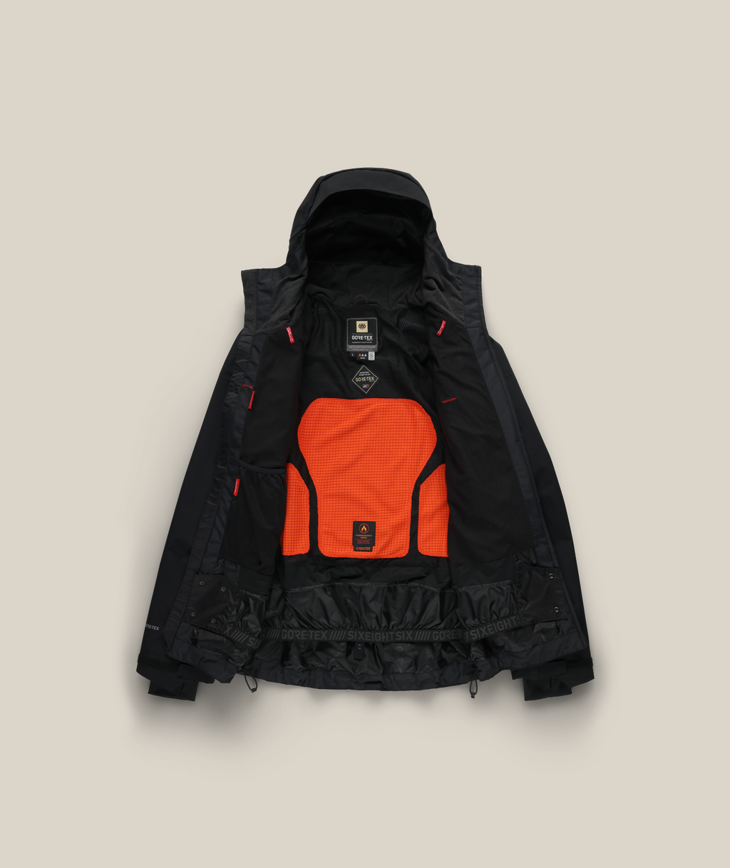 MENS GORE-TEX GT THERMAGRAPH® JACKET - BLACK