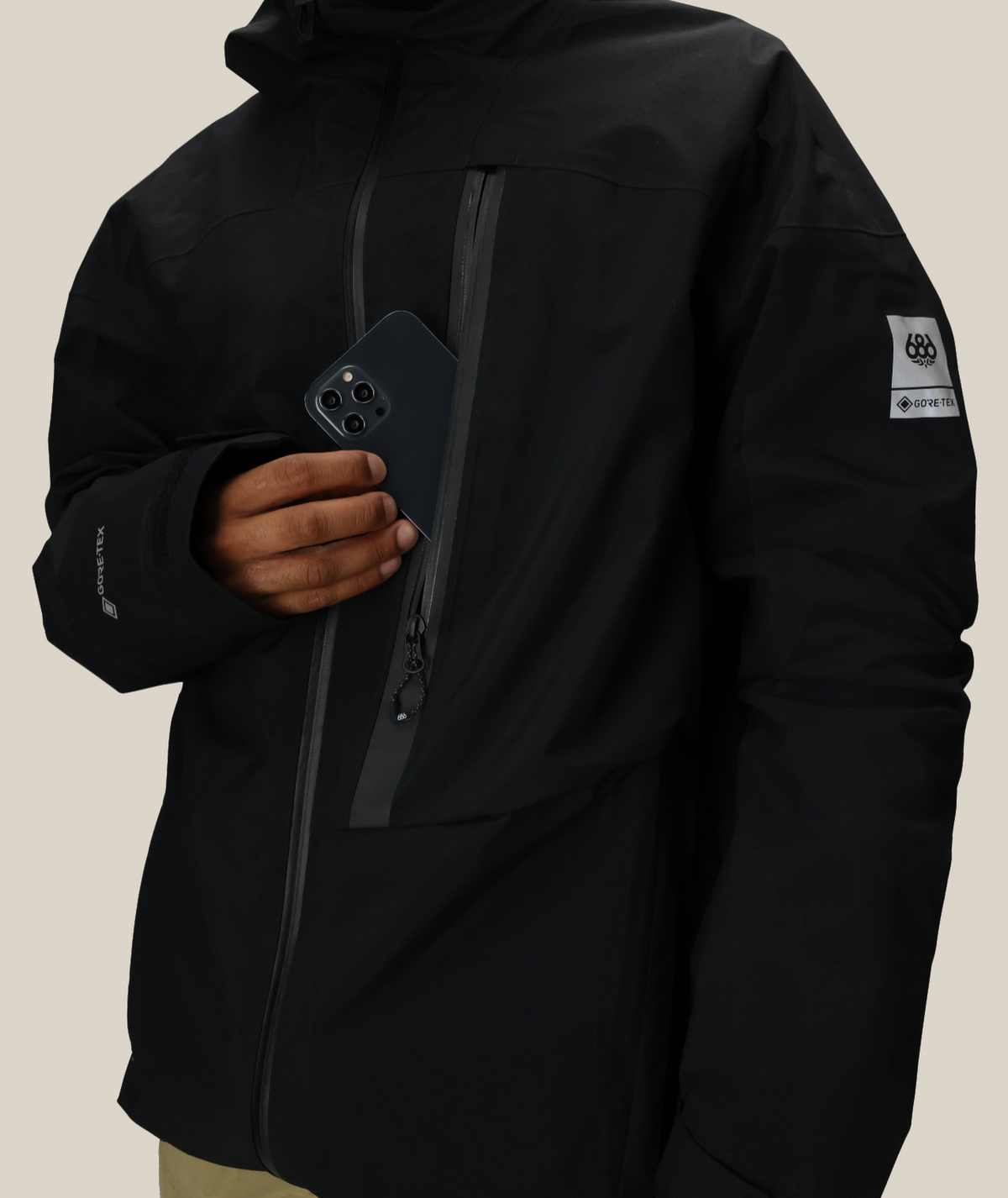 MENS GORE-TEX GT THERMAGRAPH® JACKET - BLACK