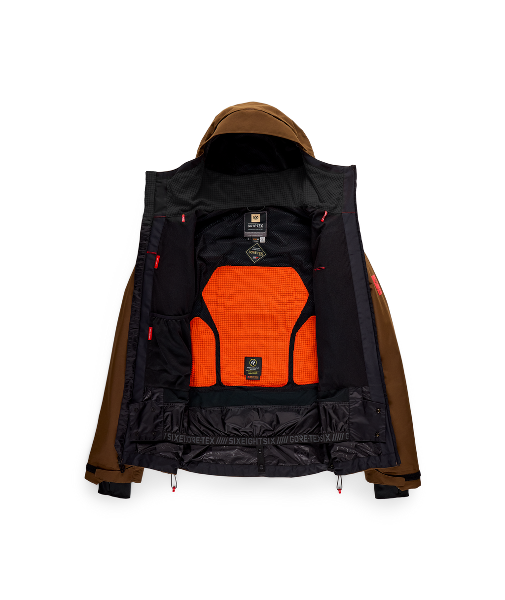 MENS GORE-TEX GT THERMAGRAPH® JACKET - DARK EARTH