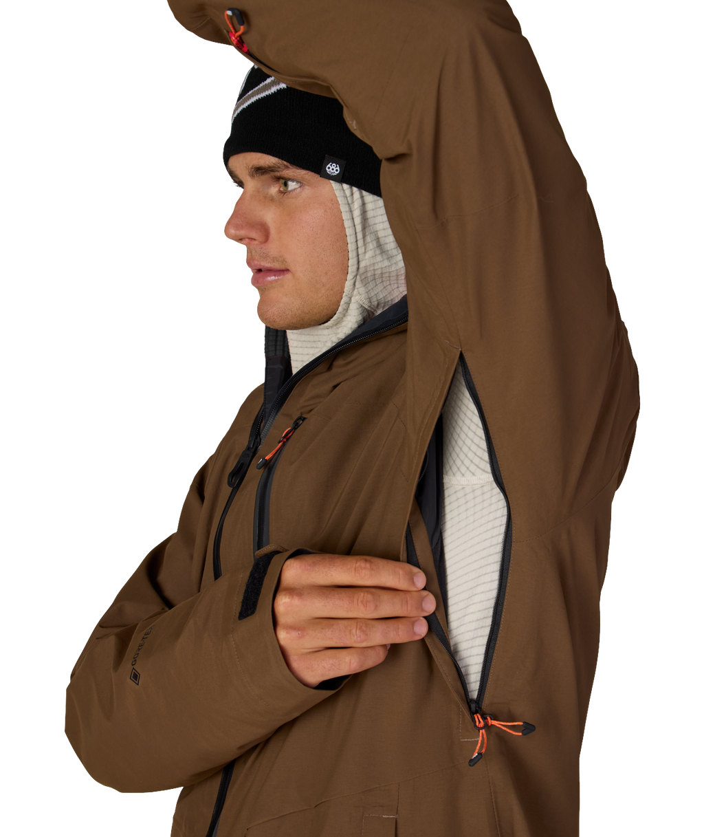 MENS GORE-TEX GT THERMAGRAPH® JACKET - DARK EARTH
