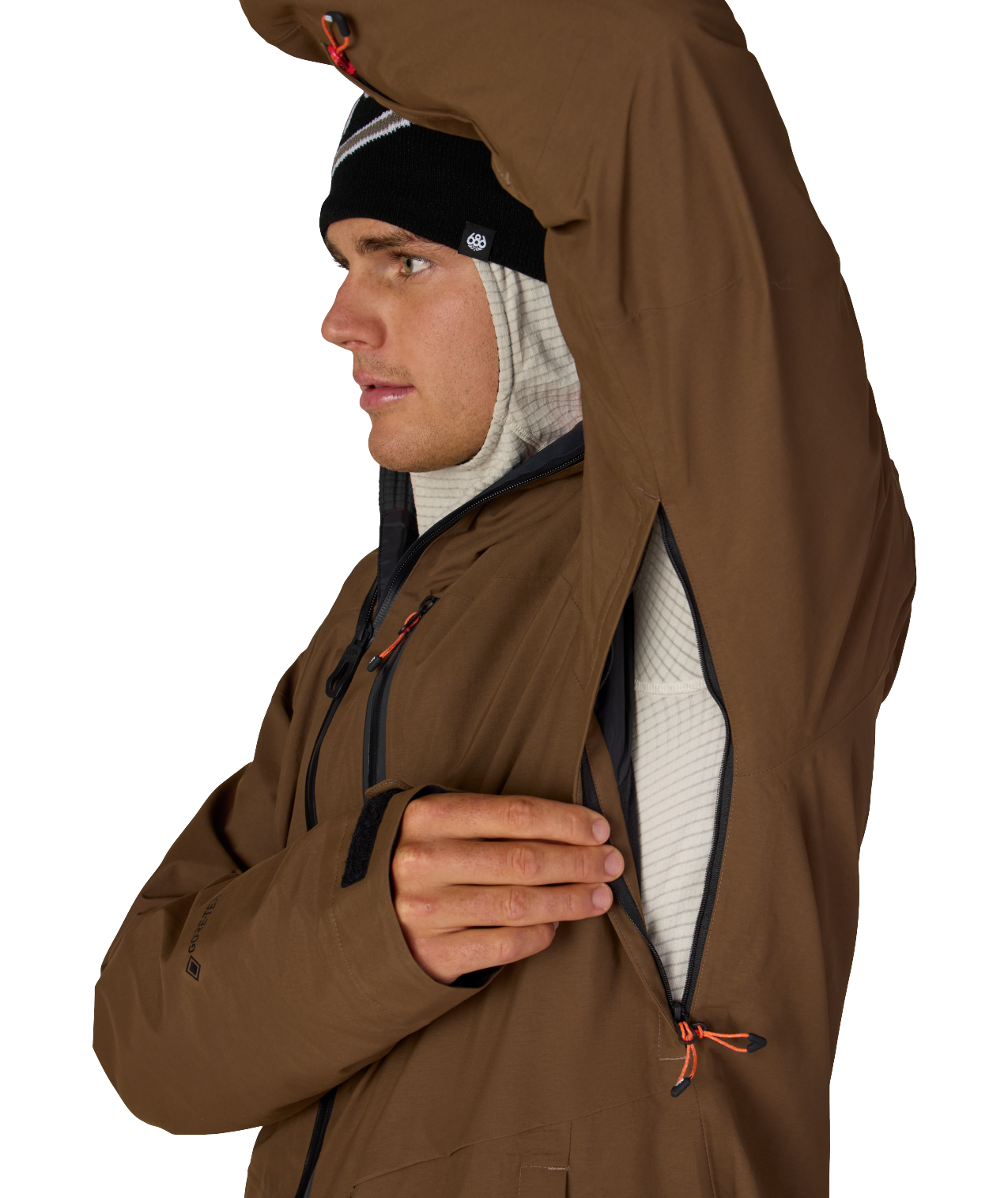 MENS GORE-TEX GT THERMAGRAPH® JACKET - DARK EARTH