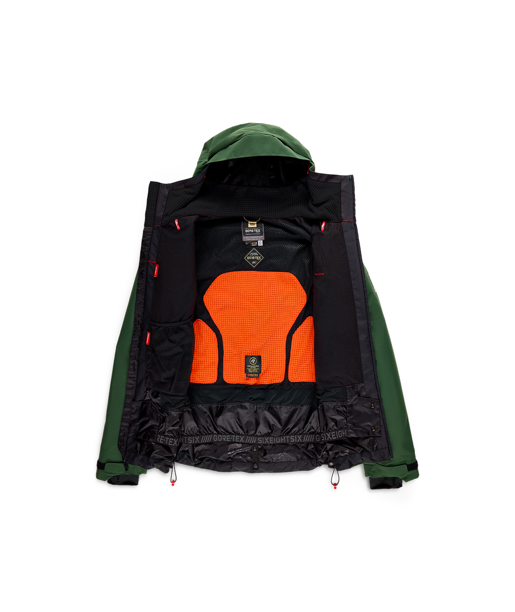 MENS GORE-TEX GT THERMAGRAPH® JACKET - MOSS GREEN