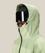 MENS 686 HUF DOUBLE H SHELL JACKET - HUF GREEN COLORBLOCK