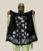 MENS 686 HUF DOUBLE H SHELL JACKET - HUF GREEN COLORBLOCK