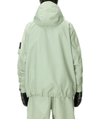 MENS 686 HUF DOUBLE H SHELL JACKET - HUF GREEN COLORBLOCK