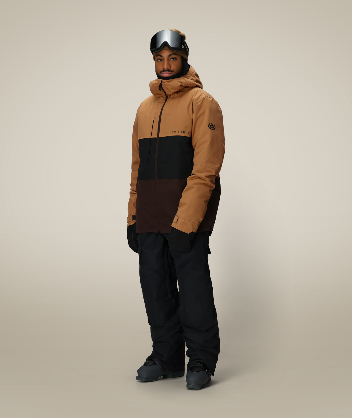 MENS SMARTY® 3-IN-1 FORM™ JACKET - CARAMEL COLORBLOCK