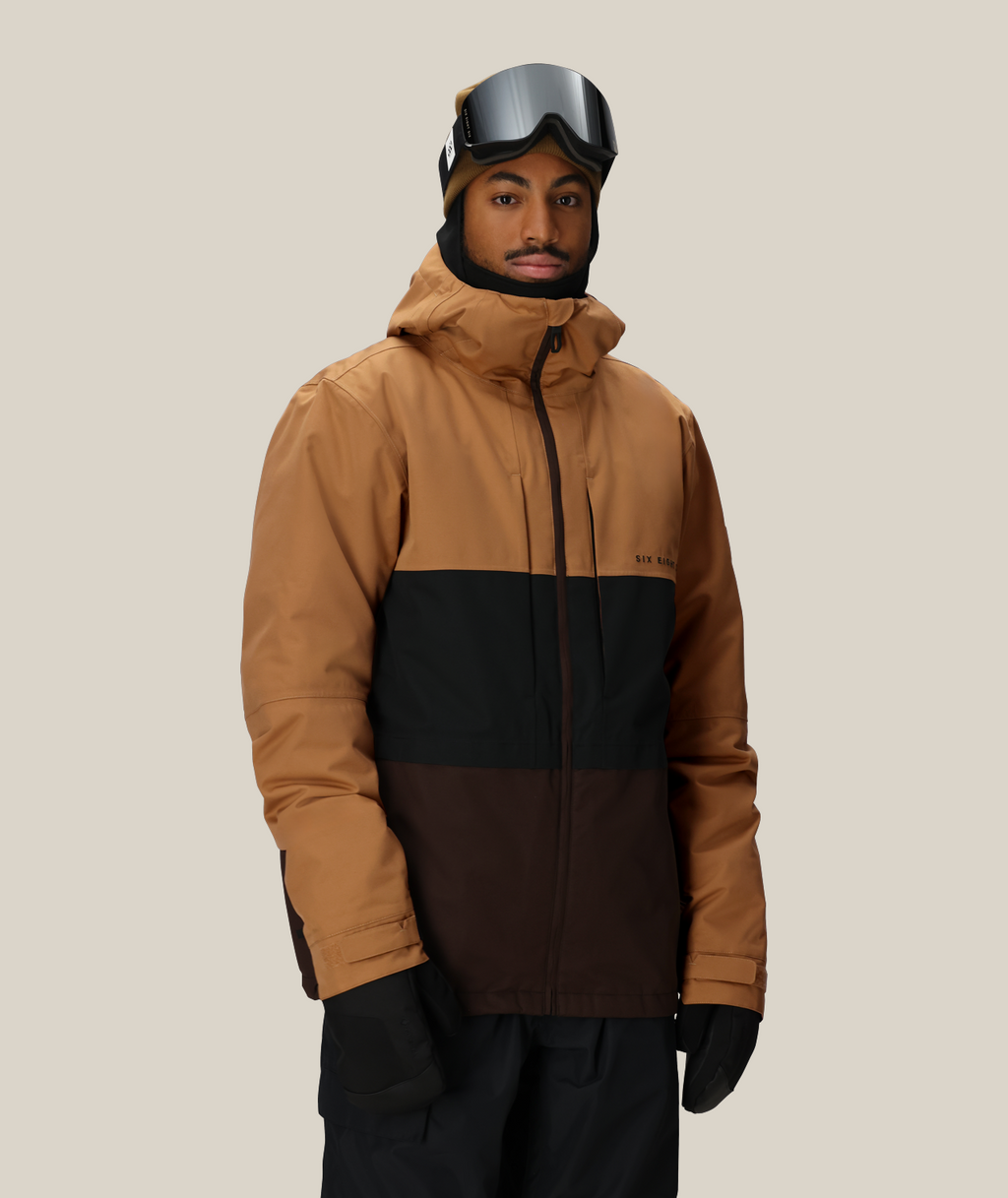 MENS SMARTY® 3-IN-1 FORM™ JACKET - CARAMEL COLORBLOCK