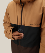 MENS SMARTY® 3-IN-1 FORM™ JACKET - CARAMEL COLORBLOCK