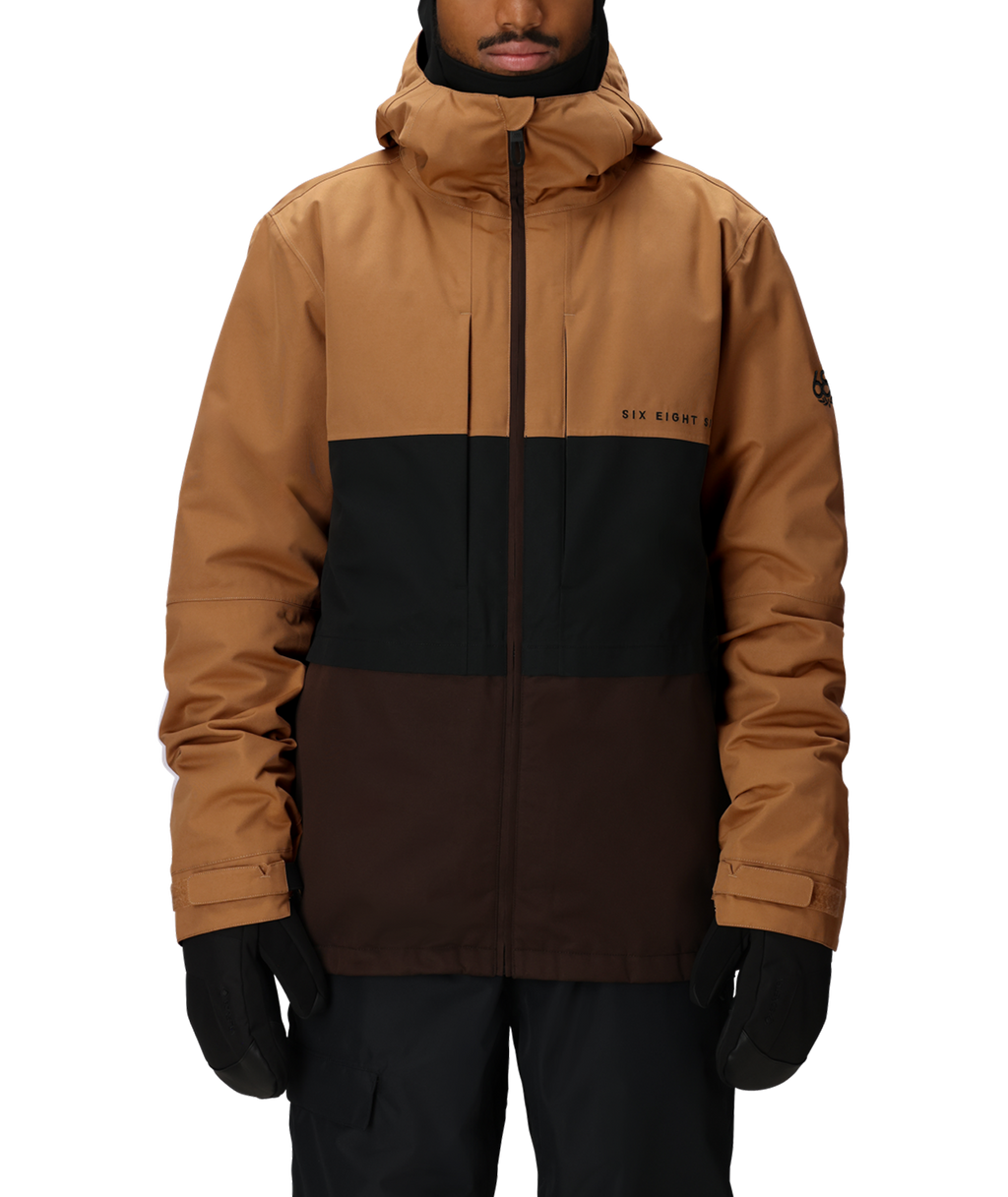 MENS SMARTY® 3-IN-1 FORM™ JACKET - CARAMEL COLORBLOCK