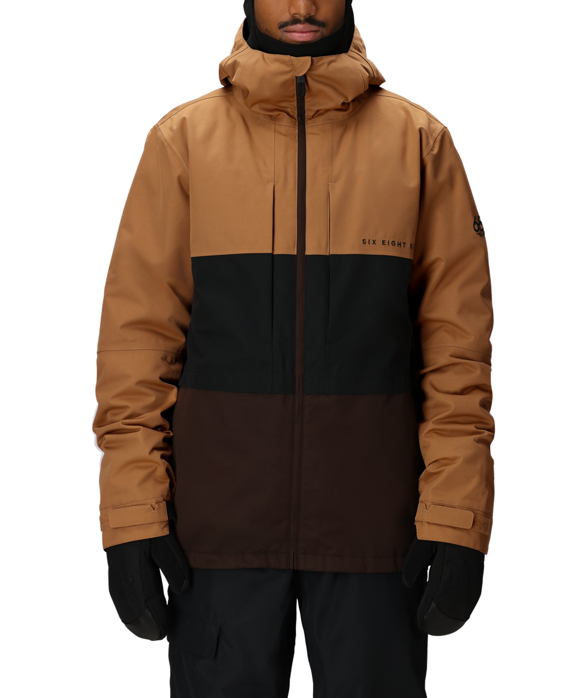 MENS SMARTY® 3-IN-1 FORM™ JACKET - CARAMEL COLORBLOCK