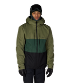 MENS SMARTY® 3-IN-1 FORM™ JACKET - FATIGUE GREEN COLORBLOCK