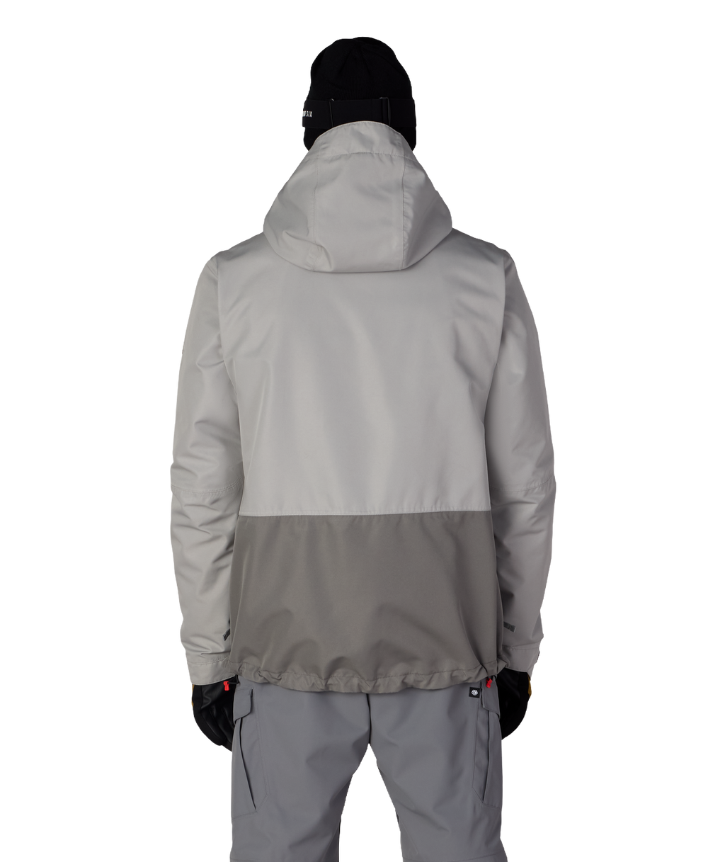 MENS SMARTY® 3-IN-1 FORM™ JACKET - LIGHT GREY COLORBLOCK