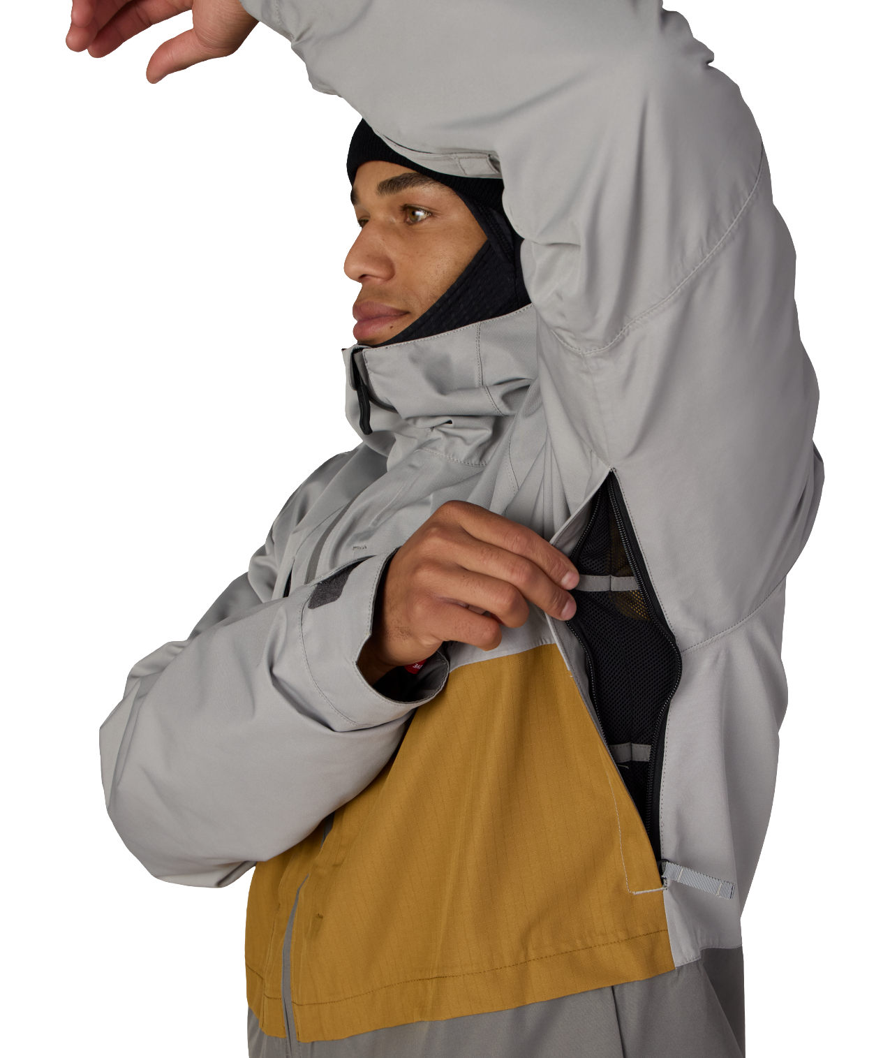 MENS SMARTY® 3-IN-1 FORM™ JACKET - LIGHT GREY COLORBLOCK