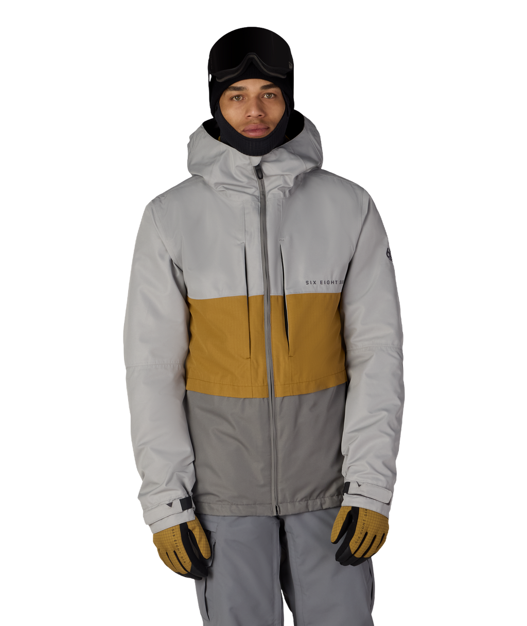 MENS SMARTY® 3-IN-1 FORM™ JACKET - LIGHT GREY COLORBLOCK