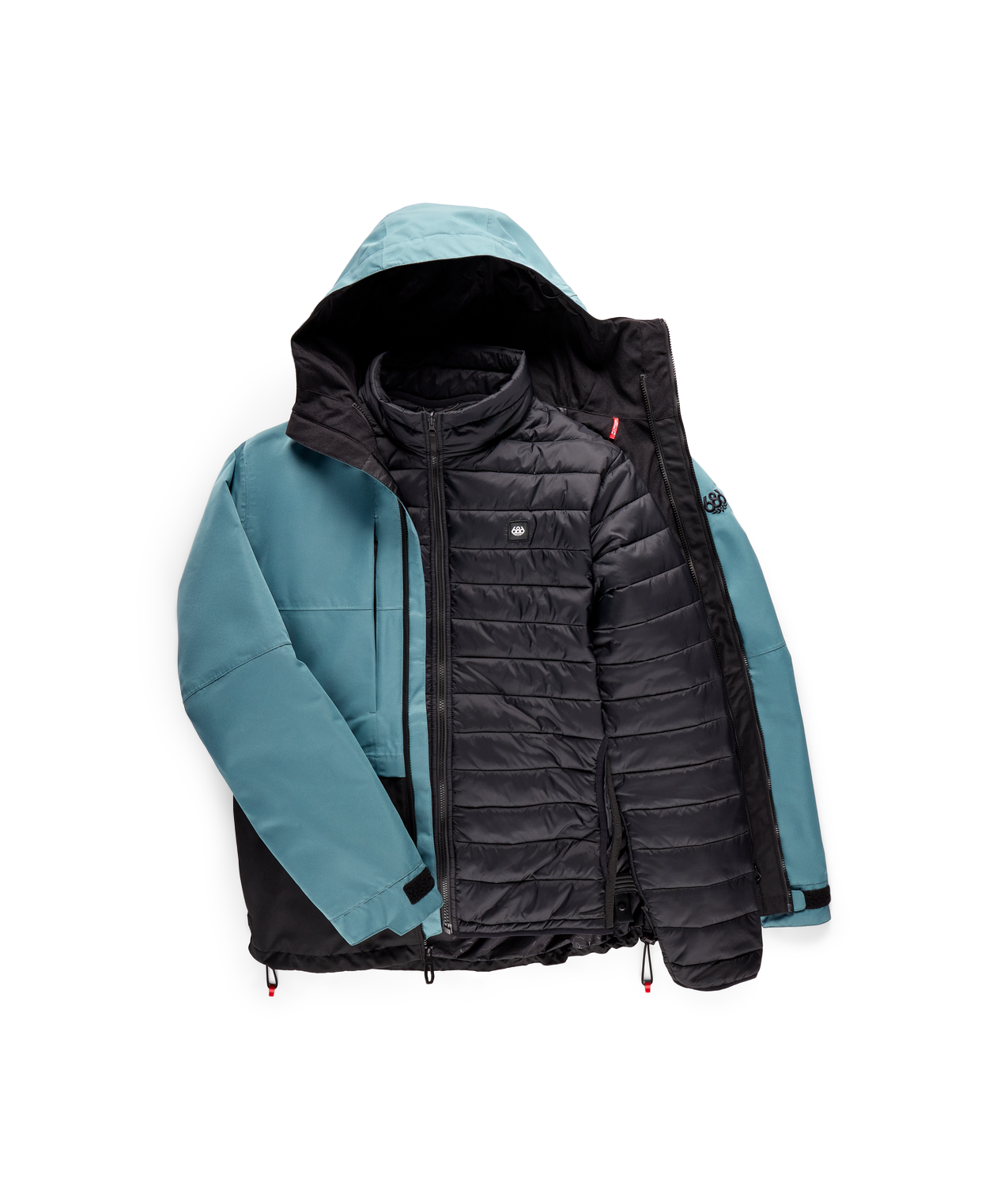 MENS SMARTY® 3-IN-1 FORM™ JACKET - PALE FIRN COLORBLOCK