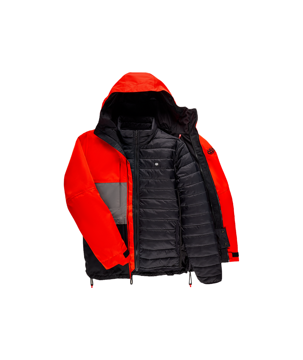 MENS SMARTY® 3-IN-1 FORM™ JACKET - SOLAR COLORBLOCK
