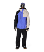 MENS GORE-TEX CORE SHELL JACKET - ALPENGLOW BLUE COLORBLOCK
