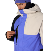 MENS GORE-TEX CORE SHELL JACKET - ALPENGLOW BLUE COLORBLOCK