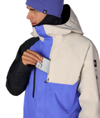 MENS GORE-TEX CORE SHELL JACKET - ALPENGLOW BLUE COLORBLOCK
