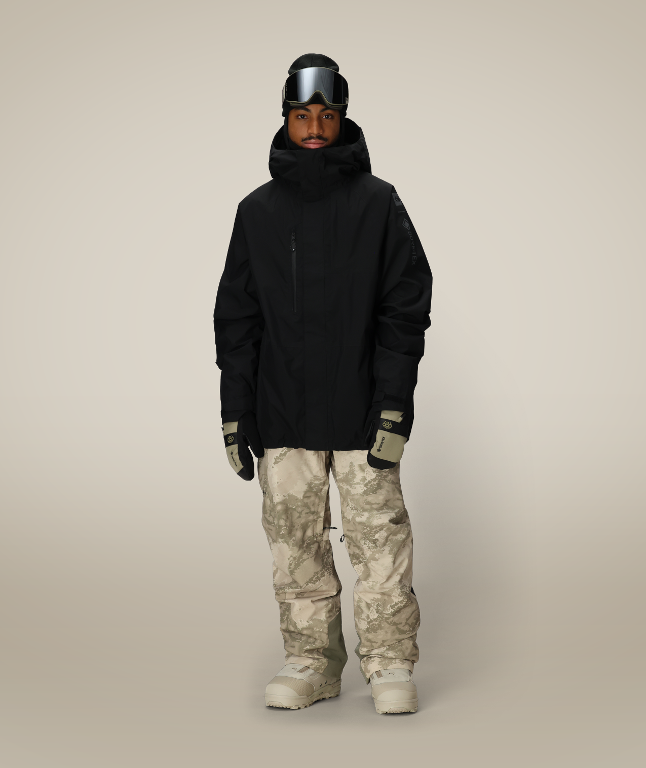 MENS GORE-TEX CORE SHELL JACKET - BLACK