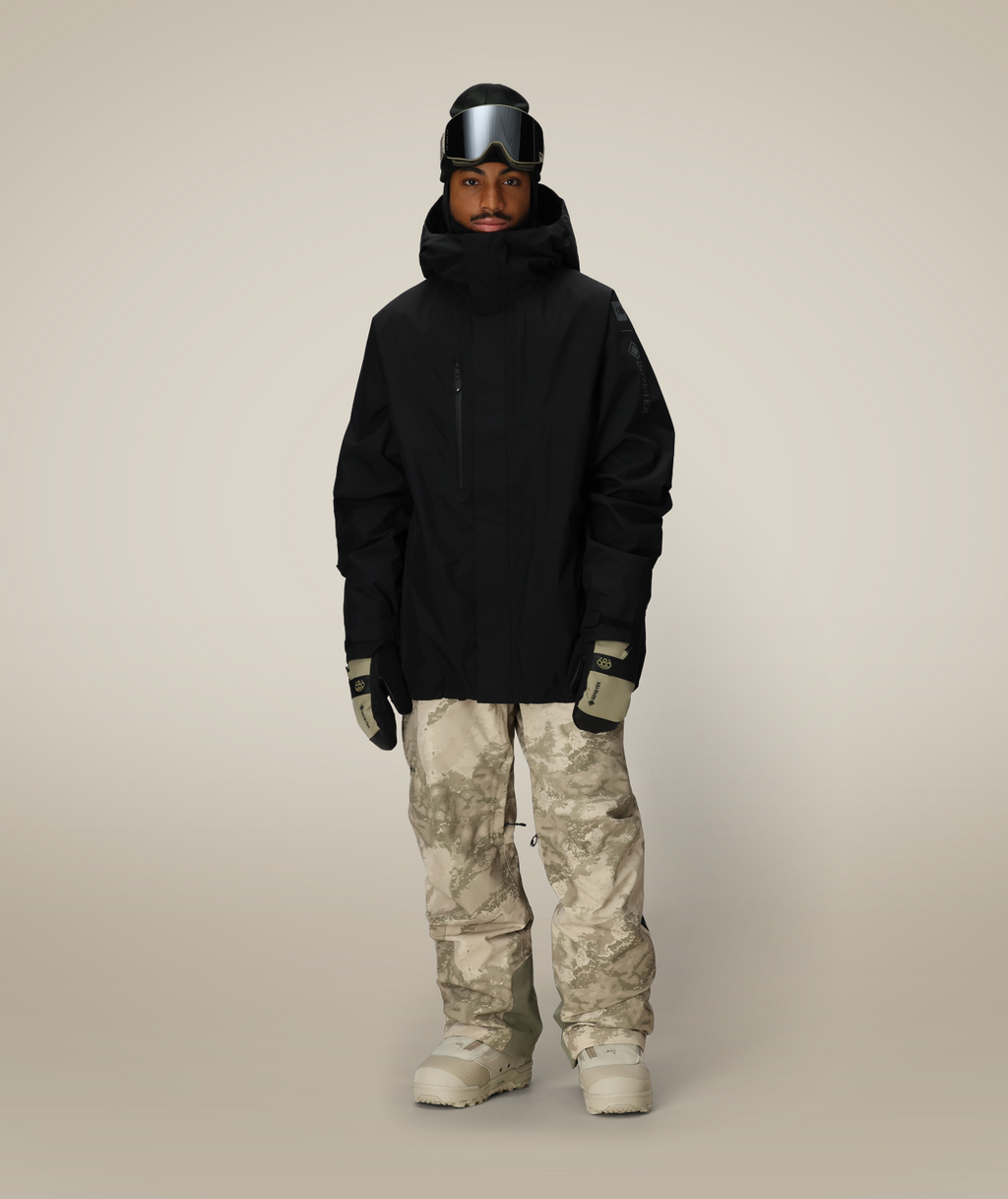 MENS GORE-TEX CORE SHELL JACKET - BLACK