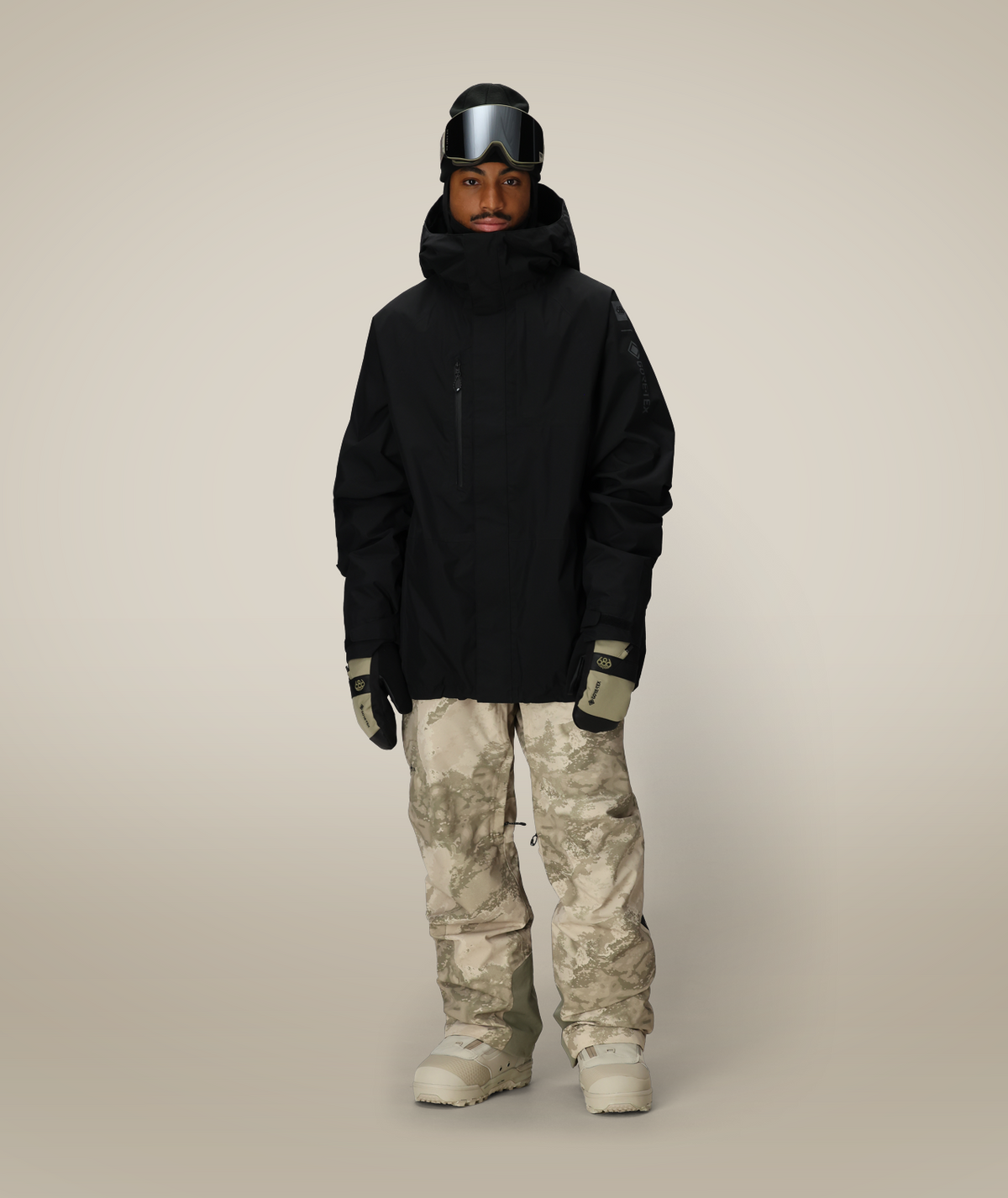 MENS GORE-TEX CORE SHELL JACKET - BLACK