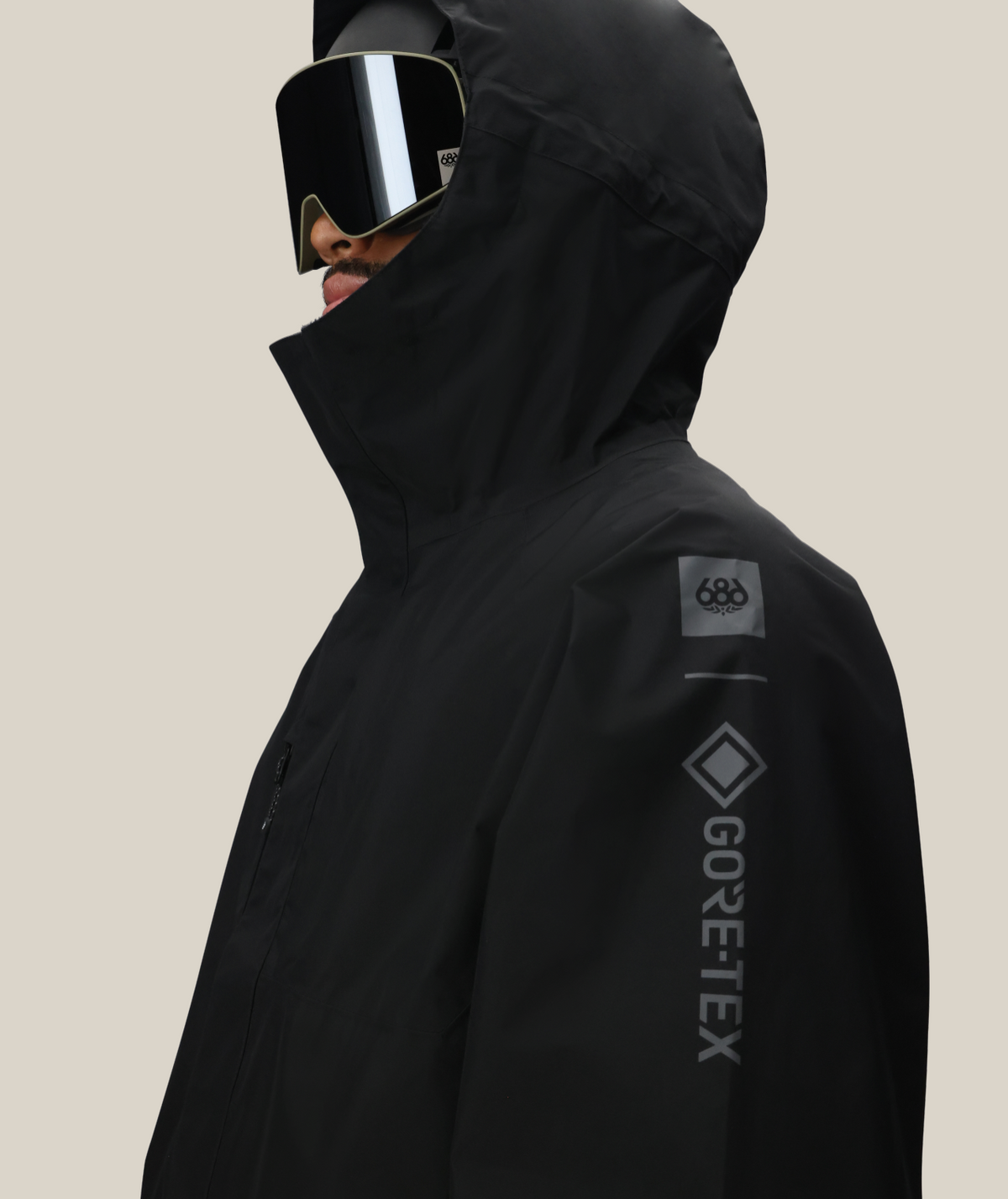 MENS GORE-TEX CORE SHELL JACKET - BLACK