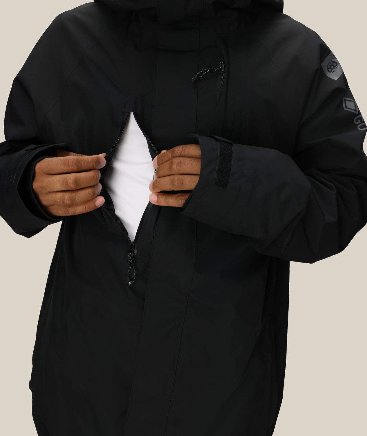 MENS GORE-TEX CORE SHELL JACKET - BLACK