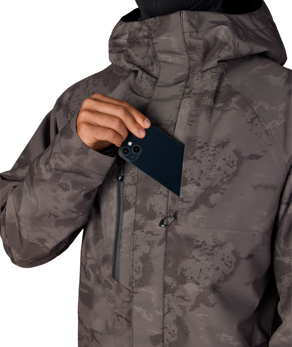 MENS GORE-TEX CORE SHELL JACKET - CHARCOAL HEMISPHERE