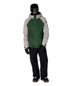 MENS GORE-TEX CORE SHELL JACKET - LIGHT GREY COLORBLOCK