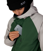 MENS GORE-TEX CORE SHELL JACKET - LIGHT GREY COLORBLOCK